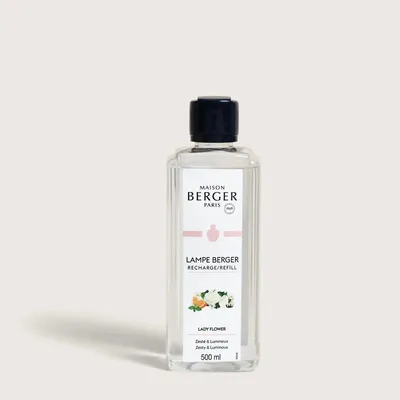 Produktbild von Maison Berger Paris LB115377, Flasche, Flüssigkeit, Bergamotte, Grapefruit, Mandarine, Transparent, 500 ml, Glas