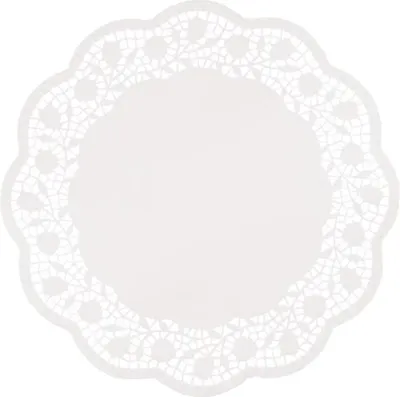 Produktbild von 250 Tortenspitzen rund Ø 36 cm weiss