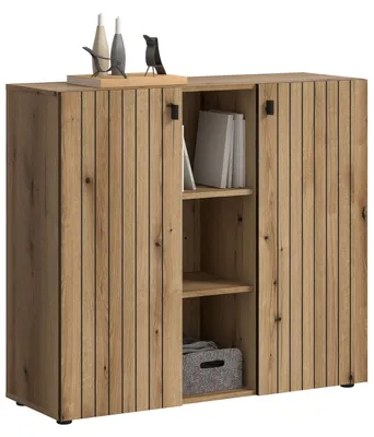 Produktbild von xonox.home Station Schuhkommode (B/H/T: 106x96x37 cm) Evoke Oak Nachbildung