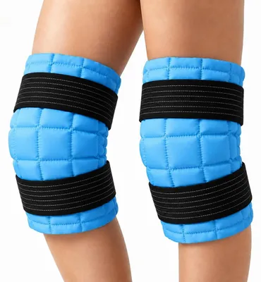 Produktbild von Kniebandage mit Riemen – Linderung von Schmerzen und Schwellungen – 2 Stück
