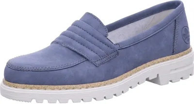 Produktbild von Rieker Klassische Slipper Damen 31353130383931 Blau 38 EU