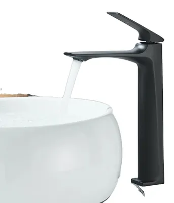 Obrázek produktu pro Umyvadlová baterie, moderní design, snadná instalace, matná černá B