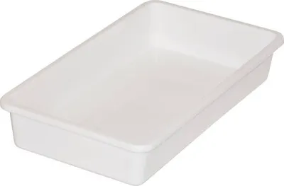 Zdjęcie produktu dla Vorratsschale Kunststoff, weiß, Höhe: 50 mm, Länge: 290 mm