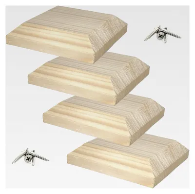 Produktbild von Zaunpfosten aus Holz, 10,2 cm, 4 x 4, für quadratische Zaunpfosten