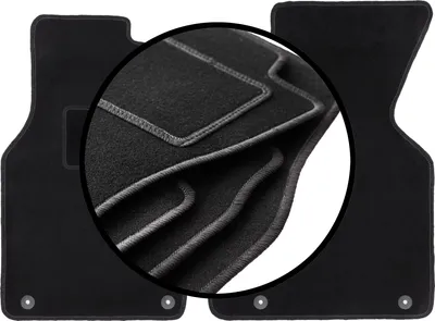 Produktbild von Komplettset Veloursmatten für: Volkswagen Transporter T4 Multivan Kastenwagen (1993-2001)