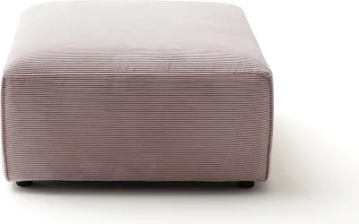 Produktbild von KAWOLA Hocker RANI Polsterhocker Feincord rosa
