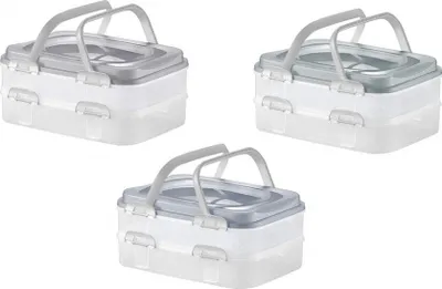 Zdjęcie produktu dla Pudełko BANQUET Party CULINARIA 2x 7 l z uchwytami, mix kolorów