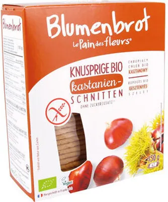 Immagine prodotto di Pane fiore fette di castagne croccanti150g