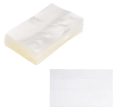 Krimpbanden 61x103 mm, PVC, 200 Stück, transparent