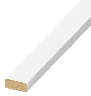 Obrázok produktu pre WALL, dekoratívna lišta z MDF, biela, 27 mm, 2,75 m