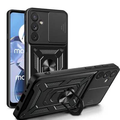 Produktbild von Outdoor Panzer Hülle für Samsung Galaxy A34 5G mit Kameraschutz Ringhalter  Schwarz