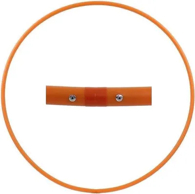 Produktbild von Hula Hoop Rohling, HDPE-16mm, ORANGE, Durchmesser 70cm