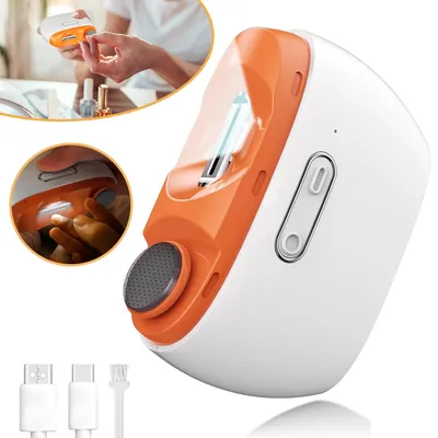 Produktbild von Elektrischer Nagelknipser, 2in1 Nagelfeile Elektrisch mit Nageltrimmer und Nagelpolierer, für Erwachsen Senioren
