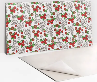 Produktbild von PVC-Wandschutz für die Küche - Stilvoller Schutz für Ihre Wände 100 x 50 Tomaten
