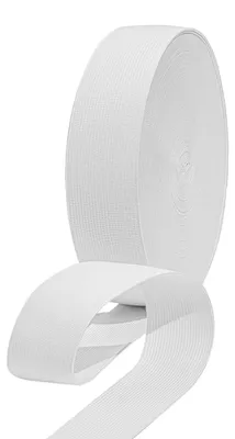 Elastikband 20 m, 4 cm breit, weiß, robust, für Hosen & Basteln