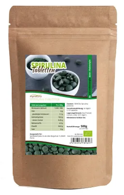 Produktbild von Mynatura  Spirulina Tabletten – ab 500g - 1 Beutel
