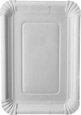 Produktbild von Papstar Teller, Pappe "pure" eckig 18 cm x 26 cm weiß, 2 x 250 Stück