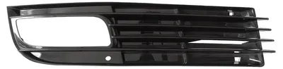 Stoßstangen Gitter RECHTS in GLANZ SCHWARZ für Audi A8 4E (D3) ab 2009 – Produktansicht