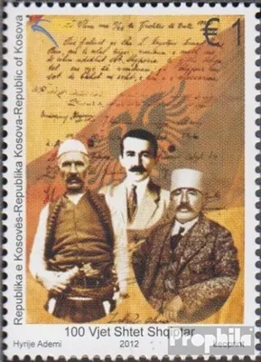 Produktbild von Briefmarken Kosovo 2012 Mi 237 (kompl.Ausg.) postfrisch Albanien