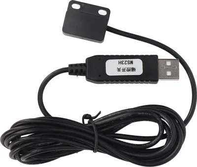 Zdjęcie produktu dla Magnetyczny przełącznik czujnika USB Konfigurowalny czarny ABS Szeroko kompatybilny kabel przełącznika klawiatury USB do monitorowania drukarki