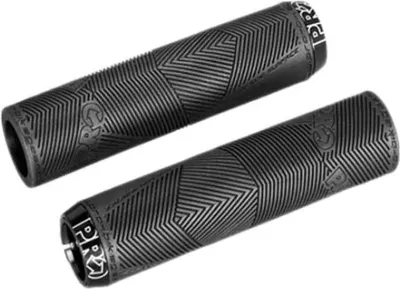 Produktbild von PRO Griffe Lock On Race Slim Schwarz - ergonomische Fahrradgriffe Slim-Größe....