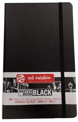 Obrázok produktu pre KNIHA, ČIERNA, FORMÁT 13 x 21 CM