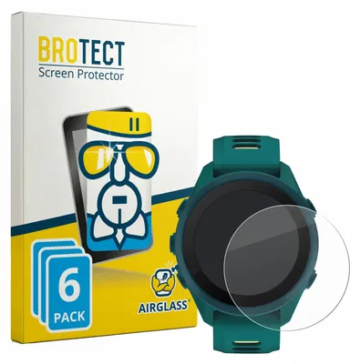 Produktbild von 6x BROTECT Schutzglas für Garmin Forerunner 170 Music Schutzfolie Panzer Folie Glas Display Schutz klar