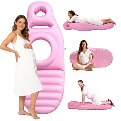 Immagine prodotto di Materassini gonfiabili per donne incinte - Design ergonomico con apertura per chi dorme a pancia in giù