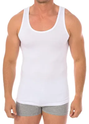 Imagen del producto de Camiseta sin mangas para hombre, confeccionada en bambú, modelo Q600