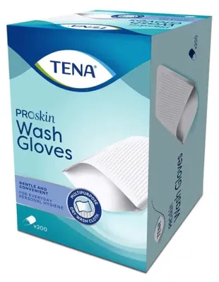 Immagine prodotto di Guanto di lavaggio Tena 200 pz