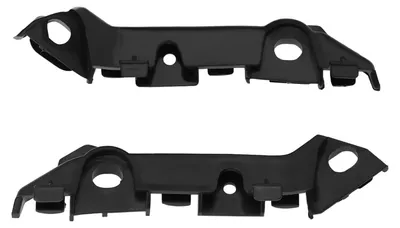 Imagen del producto de Soporte para parachoques delantero - 2 rieles de montaje - - ABS - Compatible con Mercedes-Benz Clase C (W205) - Número de pieza: A2058850821/A2058850921 - Refuerzo para parachoques