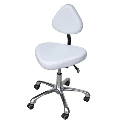 Produktbild von NEVADA Arbeitshocker Hocker Drehhocker Kosmetikhocker Rollhocker Praxishocker Weiß