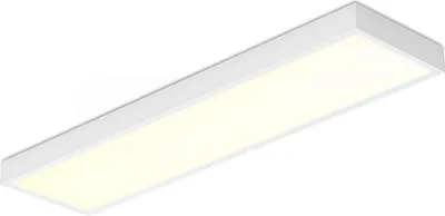 Produktbild von hoftronic Aufputz LED-Panel 120x30 cm 36W 3000K Dimmbar UGR22 Weiß