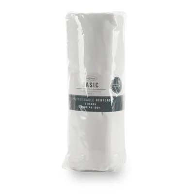 Zdjęcie produktu dla Prześcieradło z gumką Basic 140x200 +30 cm bawełna białe