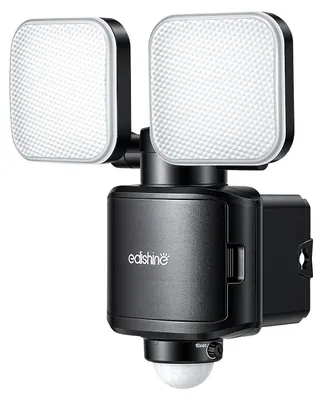 LED-Außenleuchte mit Bewegungsmelder, 2 Köpfe, 900 lm, 6500 K