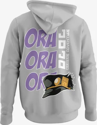 Produktbild von Pánská bunda s kapucí Jo Jo Bizarre Adventure Ora Ora Ora Ora Kujo Jotaro Streetwear