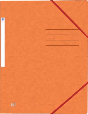Produktbild von Oxford 400116307, Konventioneller Dateiordner, A4, Karton, Orange, Landschaftsportrait, 200 Blätter