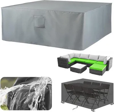 Produktbild von Gartentischabdeckung 120 x 95 x 80 cm – UV- und Winddicht mit Lüftungsluke