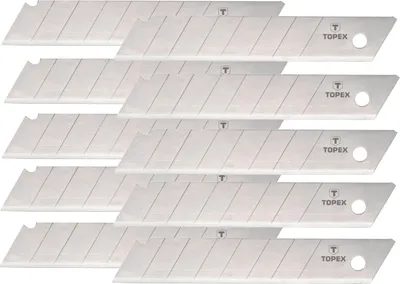 Produktbild von TOPEX ersatzklinge 18mm 10 stück packung