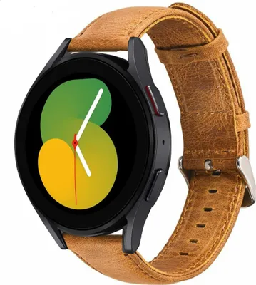 Produktbild von Strap-it Samsung Galaxy Watch 5 - 40mm Lederarmband (Braun)