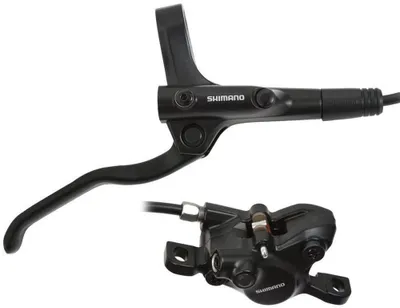 Obrázok produktu pre Zadná hydraulická kotúčová brzda Shimano MT200 - bez kotúča - čierna