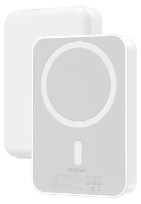Produktbild von Dudao K26 Powerbank 10000 mAh 20 W USB-A / USB-C / magnetisch – weiß