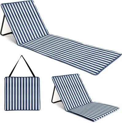 Immagine prodotto di Telo da spiaggia pieghevole con schienale per un relax confortevole al sole