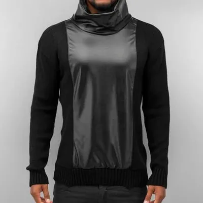 Obrázok produktu pre Pánský svetr Bangastic Turtelneck Sweater Black - S