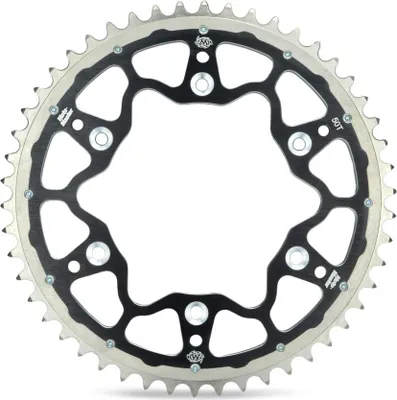 Produktbild von Hinteres Kettenrad Doppelring (Stahl-Aluminium) 808 52 (80852) Farbe Schwarz Für Suzuki Dr/Rm/Rmz (Jtr808.52) (Kette