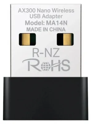 Produktbild von Mercusys MA14N, Kabelgebunden, USB Typ-A, Schwarz, Metallisch