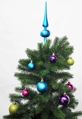 Produktbild von JACK by Inge 47x Kunststoff Kugel Christbaumkugeln Ø 4+6cm mit Spitze + Haken Glanz Glitzer Matt, Farbe:Bunt