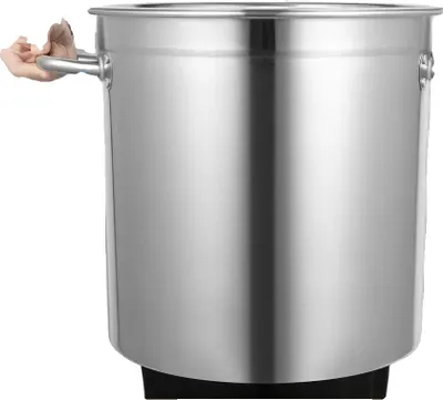 Produktbild von Edelstahl-Stocktopf, 35L Fassungsvermögen, polierte Oberfläche, induktionsgeeignet
