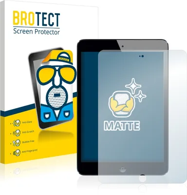 Produktbild von 2x BROTECT Schutzfolie für Apple iPad Mini 3 2014 Displayschutz Displayschutzfolie Folie Matt Entspiegelungsfolie