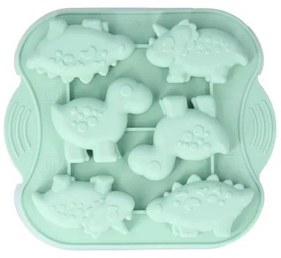 Produktbild von 6 Mulden Tierförmige Kuchenform Silikonform DIY Schokolade Dessert Pudding Herstellung Küche Backwerkzeug